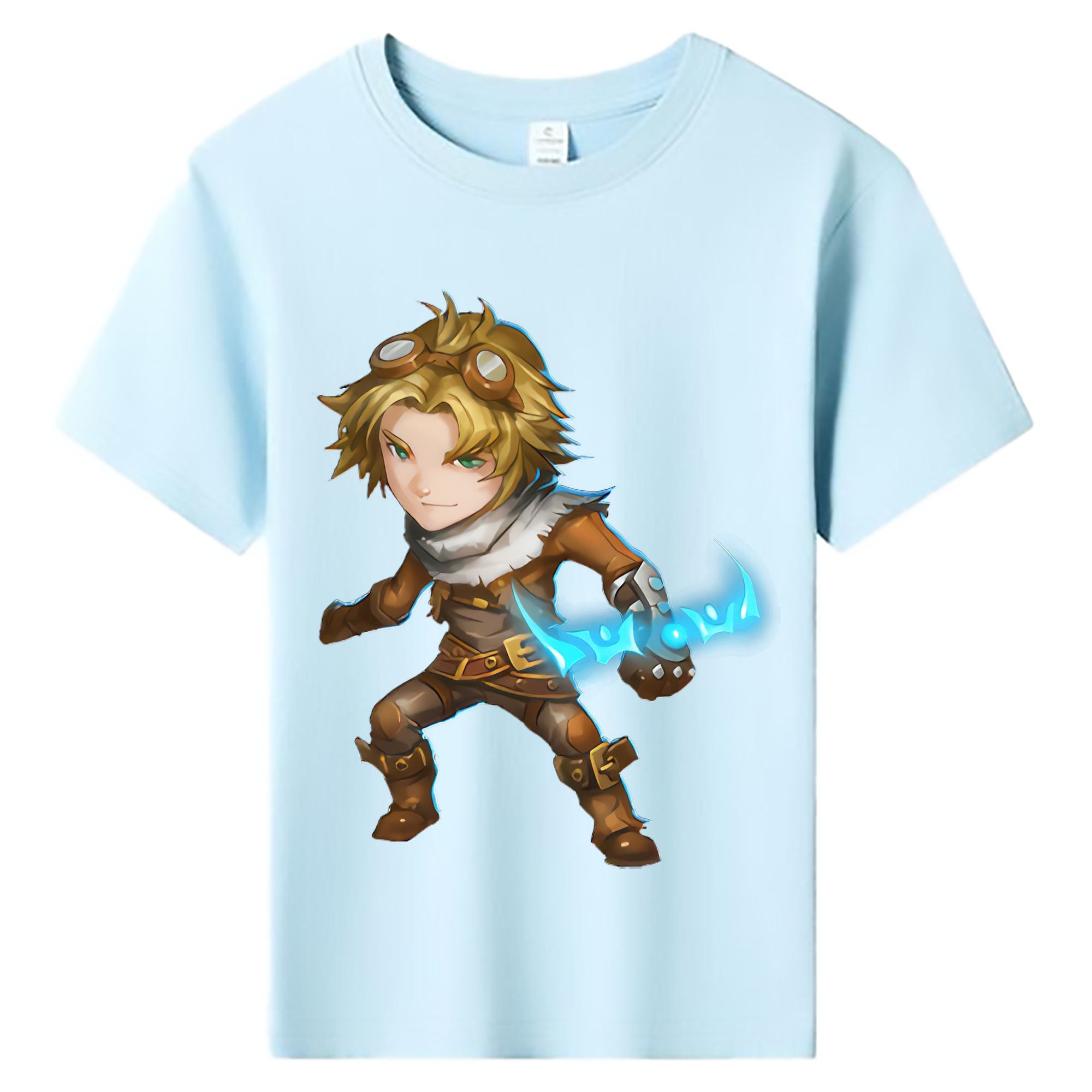 （画像用） リーグ・オブ・レジェンド League of Legends LOL 綿100％キッズTシャツ（フロントプリント）